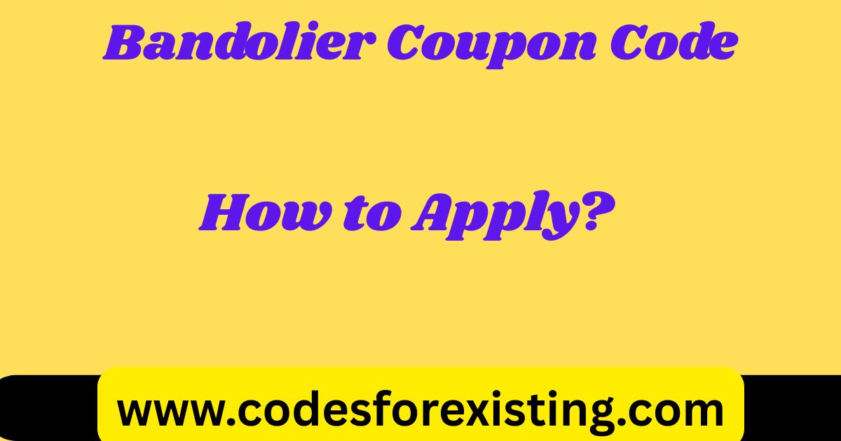 Bandolier Coupon Code