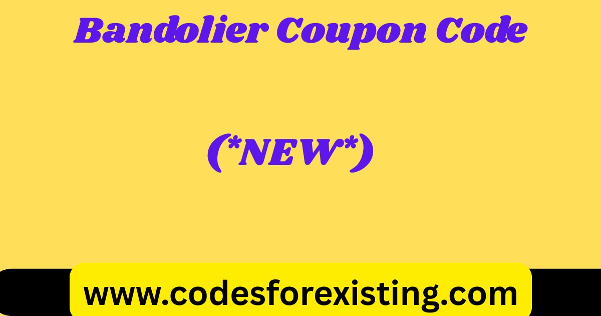 Bandolier Coupon Code