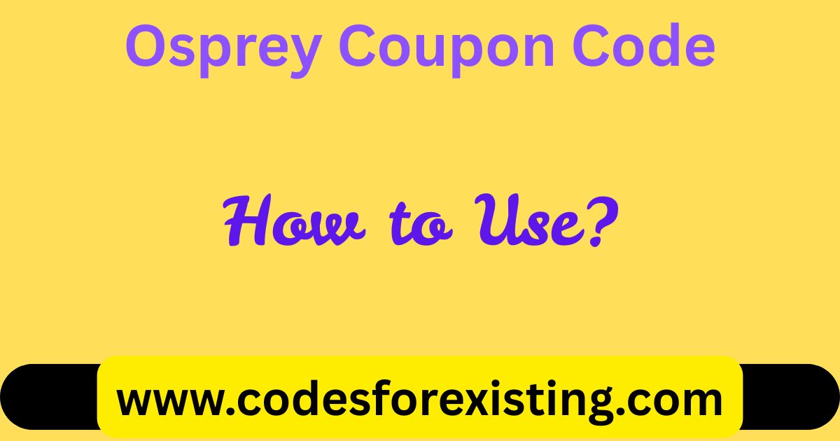 Osprey Coupon Code