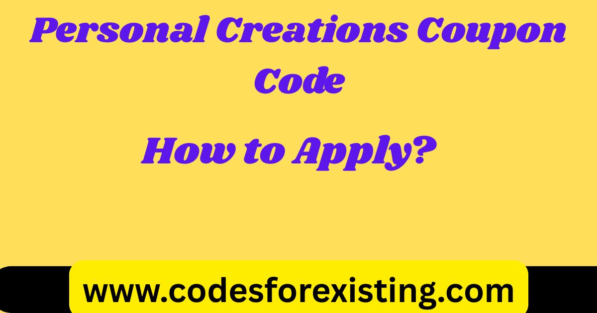 Personal Creations Coupon Code